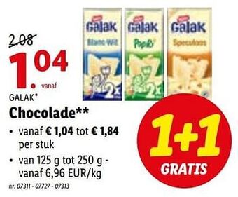 Lidl Chocolade aanbieding