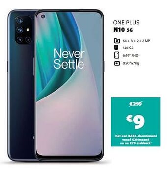 Base One plus n10 5g aanbieding