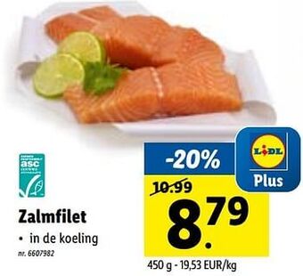 Lidl Zalmfilet aanbieding