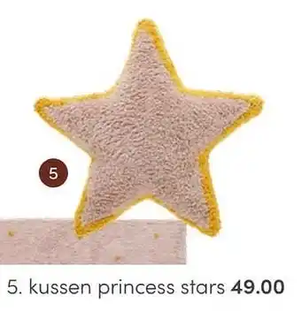 Kussen princess stars