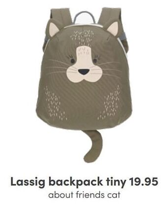Baby & Tiener Lassig backpack tiny about friends cat aanbieding