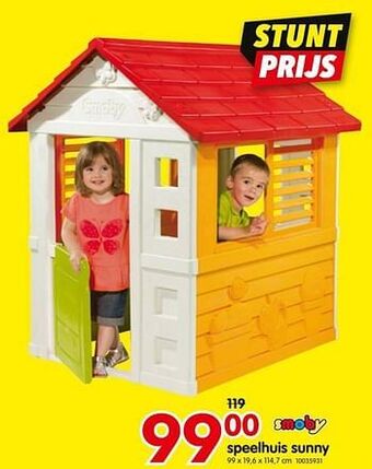 Speelhuis sunny