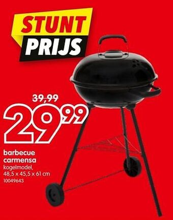 Yess Barbecue carmensa aanbieding