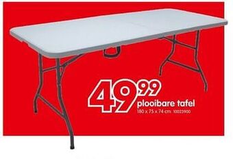 Plooibare tafel