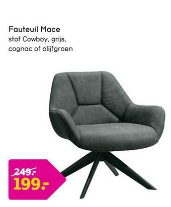 Leen Bakker Fauteuil Mace aanbieding