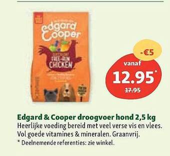 Maxi Zoo Edgard & Cooper Droogvoer Hond 2,5 Kg aanbieding