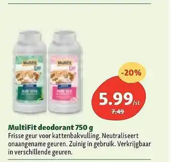 Multifit Deodorant 750g