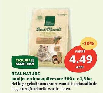Maxi Zoo Real Nature aanbieding