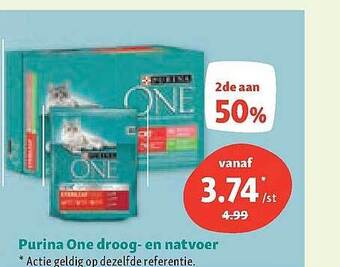 Maxi Zoo Purina One Droog- En Natvoer aanbieding