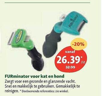 Maxi Zoo Furminator Voor Kat En Hond aanbieding