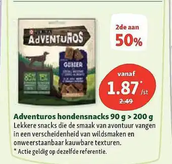Adventuros Hondensnacks 90g