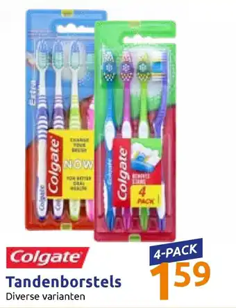 Action Colgate Tandenborstels aanbieding