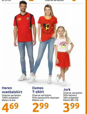 Action Heren voetbalshirt aanbieding