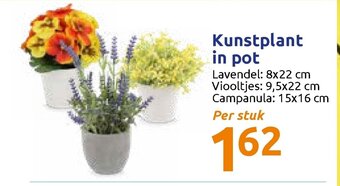 Kunstplant in pot