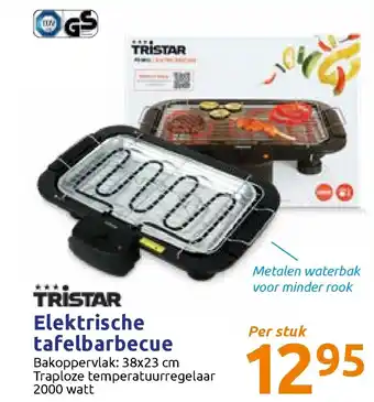 Action Tristar Elekrtische tafelbarbecue aanbieding