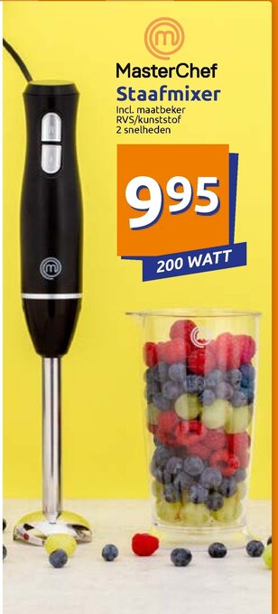 Action MasterChef Staafmixer aanbieding
