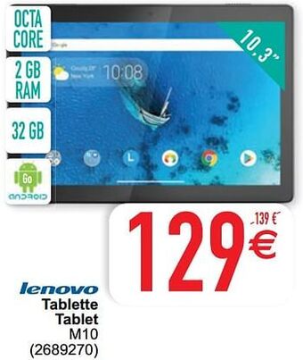 Cora Lenovo tablette tablet m10 aanbieding