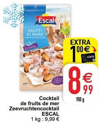 Cora Cocktail de fruits de mer zeevruchtencocktail escal aanbieding