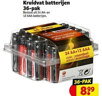 Kruidvat Kruidvat batterijen aanbieding