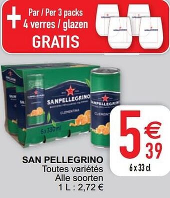 Cora San pellegrino aanbieding