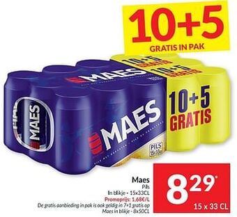 Intermarché Maes pils aanbieding