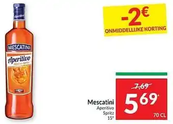 Mescatini aperitivo spritz