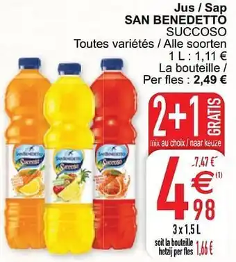 Jus - sap san benedetto succoso