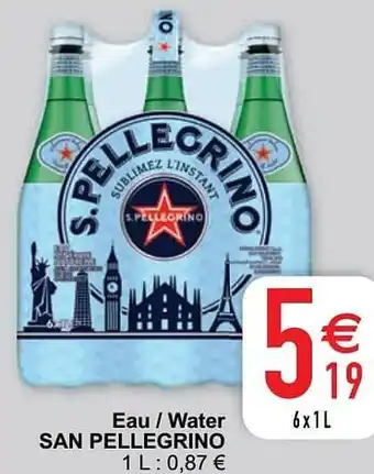 Cora Eau - water san pellegrino aanbieding