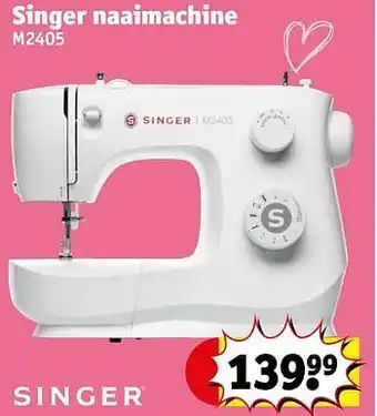 Kruidvat Singer naaimachine m2405 aanbieding