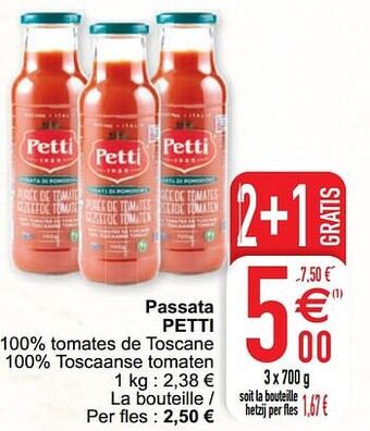 Cora Passata petti aanbieding