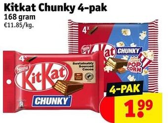 Kruidvat Kitkat chunky aanbieding