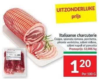 Intermarché Italiaanse charcuterie aanbieding