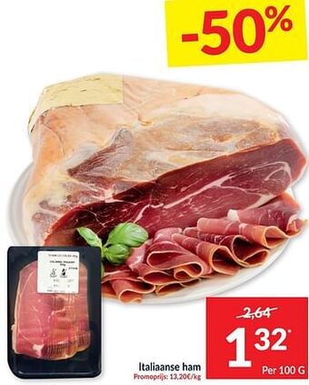 Intermarché Italiaanse ham aanbieding