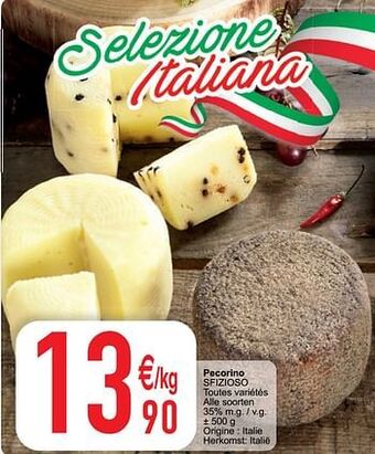 Cora Pecorino sfizioso aanbieding