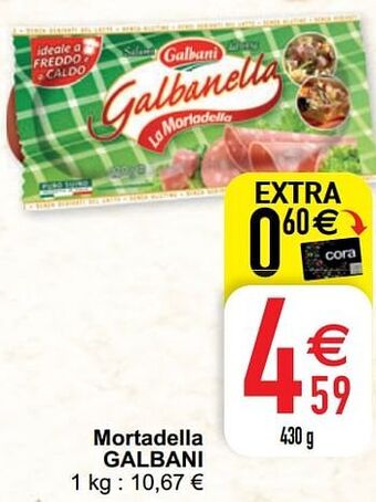 Cora Mortadella galbani aanbieding