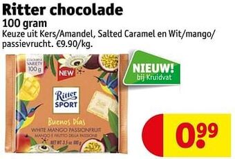 Kruidvat Ritter chocolade aanbieding
