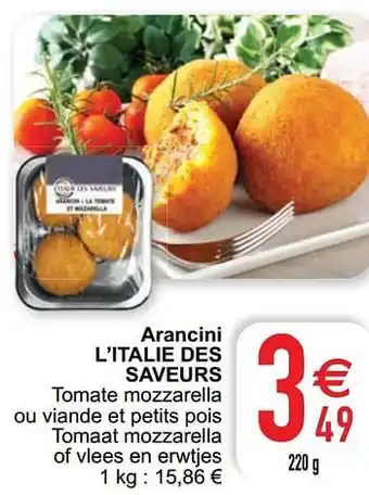 Arancini l’italie des saveurs