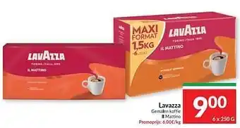 Intermarché Lavazza gemalen koffie il mattino aanbieding