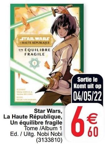 Cora Star wars la haute république un équilibre fragile aanbieding