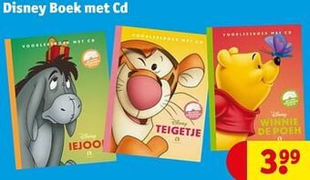 Kruidvat Disney boek met cd aanbieding