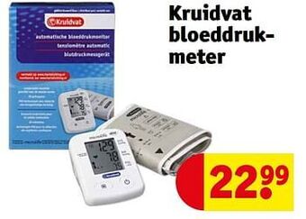 Kruidvat Kruidvat bloeddrukmeter aanbieding