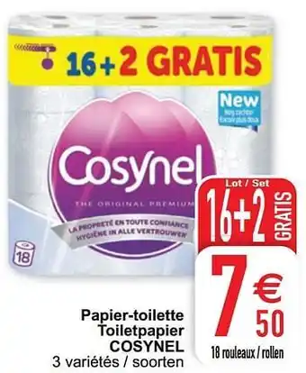 Cora Papier-toilette toiletpapier cosynel aanbieding