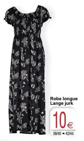 Robe longue lange jurk