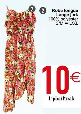 Cora Robe longue lange jurk aanbieding