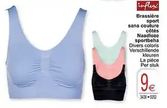 Cora Brassière sport sans couture côtés naadloze sportbeha aanbieding