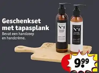 Kruidvat Geschenkset met tapasplank aanbieding