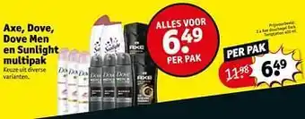 Kruidvat Axe douchegel dark temptation aanbieding