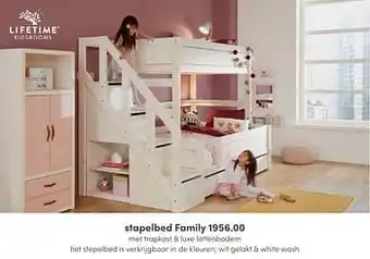 Baby & Tiener Stapelbed family aanbieding