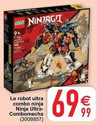 Cora Le robot ultra combo ninja ninja ultracombomecha aanbieding