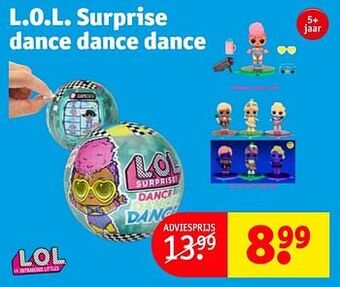 Kruidvat L.o.l. surprise dance dance dance aanbieding